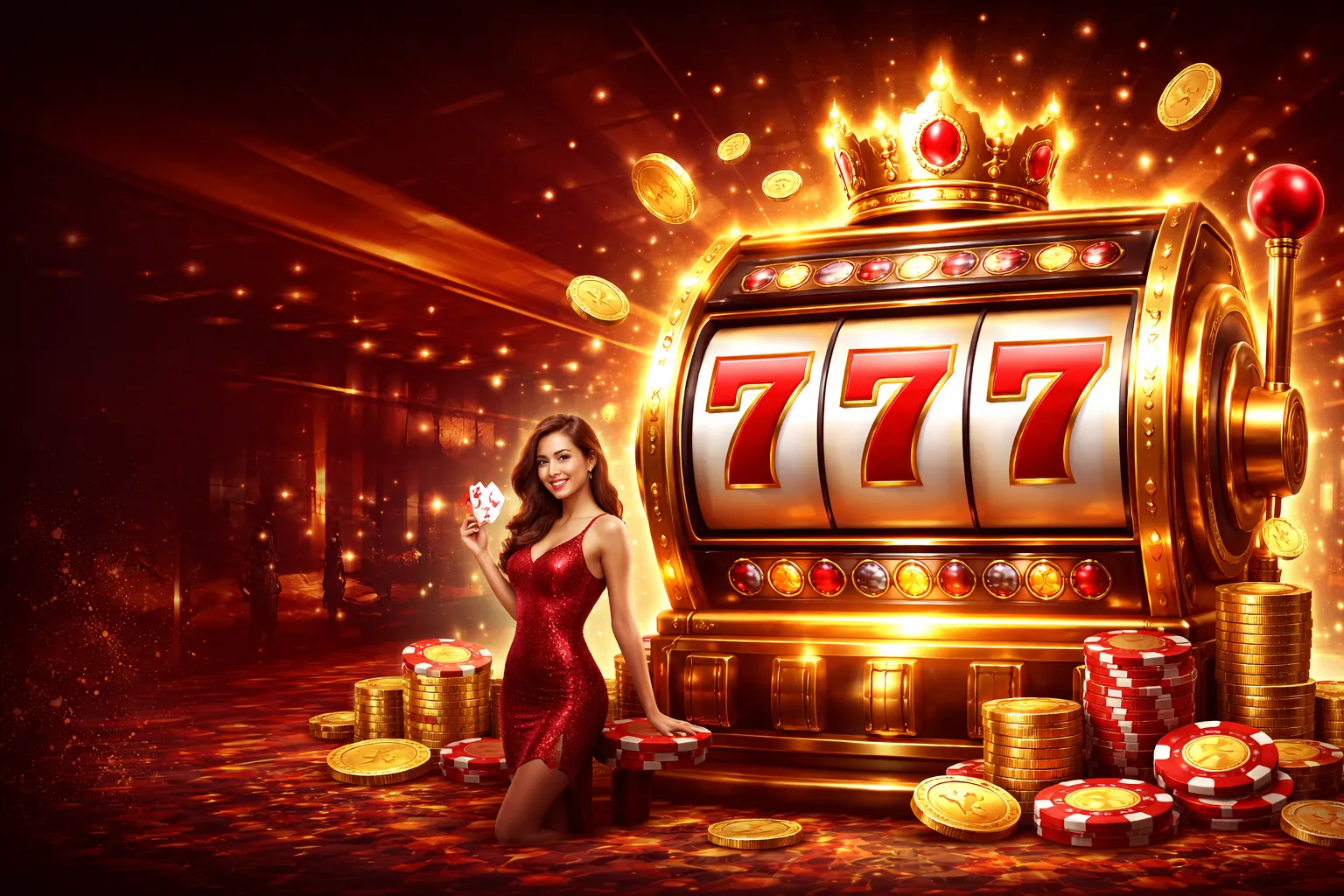 Hình ảnh chính trò chơi slot Okking